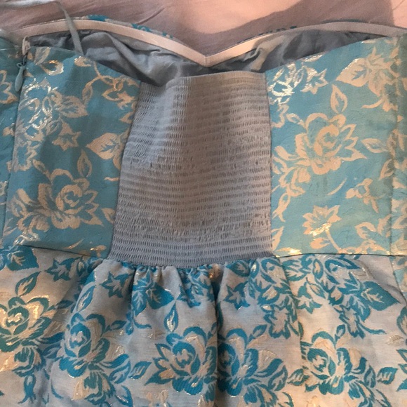 URBAN OUTFITTERS blue cocktail dress - Picture 4 of 5